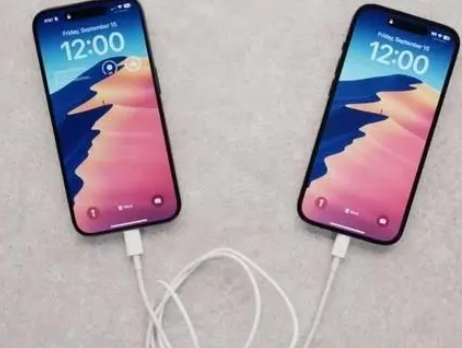 钢城苹果15维修店分享iPhone15可以给安卓充电吗 