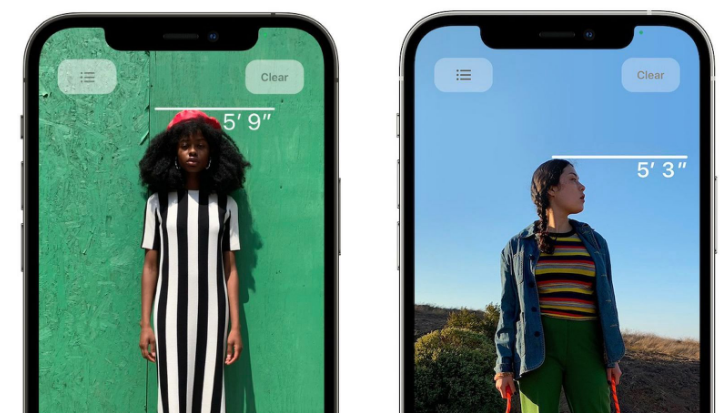 钢城苹果服务网点分享通过iPhone激光雷达测量身高方法教程 